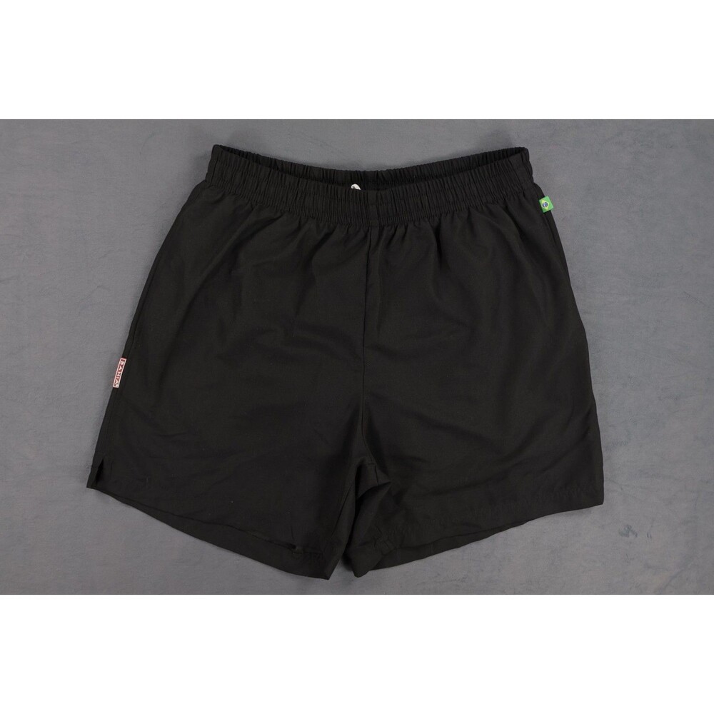 Bahia do Brasil Mens XL Black Mesh Lined Swim Trunks Board Shorts Brazil